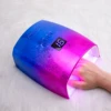 Magic Ice Flowers Colorful Cordless 48w UV LED Nail Lamp Wireless Charging Nail Lamp for Curing Gel Nail Polish Red Light LEDs 4