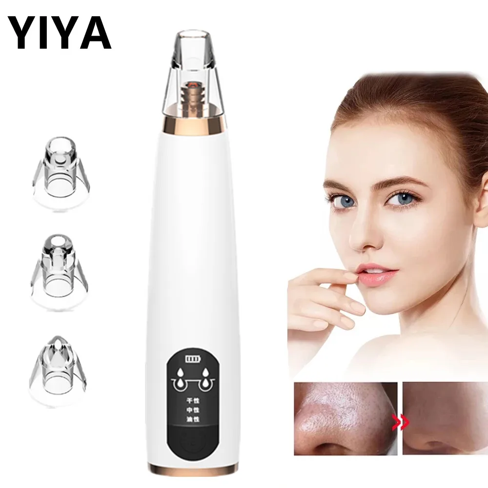 Прибор для вакуумной чистки лица акне прыщей черным пятнышком Всасывания