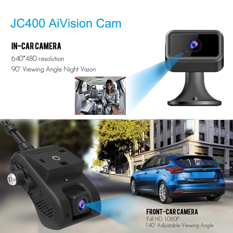 Jimi JC400 AiVision Cam 4G Автомобильный видеорегистратор Dash Camra Автомобильная камера с HD 1080P двойная камера gps трекер удаленный мониторинг прямая трансляция