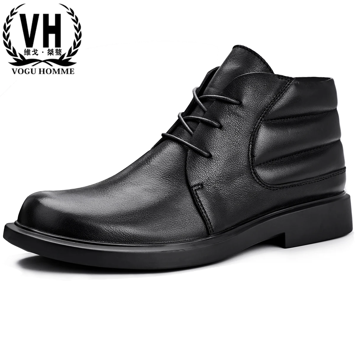 

short boots men cowboy boots mens High Quality Genuine Leather chelsea boots Riding boots autumn winter British retro cowhide
