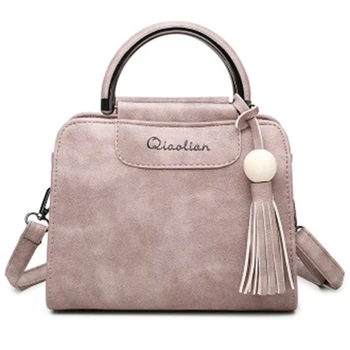 

Ladies'Handbag Simple Fashion Flip Fashion Liusu Ladies' Slant Bag Korean Single Shoulder Bag(Pink)