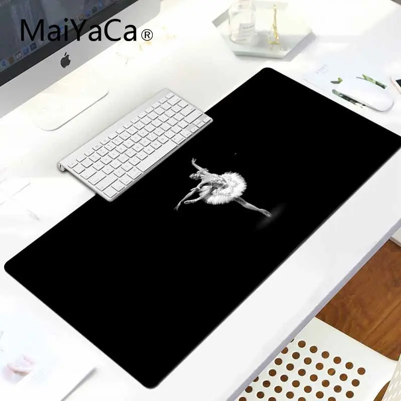 MaiYaCa мальчик Подарочный коврик милый балетный DIY дизайн игровой с узором коврик для мыши ноутбук игровой коврик для мыши - Цвет: LockEdge 30x80cm