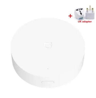 Add UK xiaomi mijia мультирежимный Умный домашний шлюз ZigBee wifi Bluetooth концентратор используется с Mijia APP Apple Homekit smart hub - Цвет: Add UK