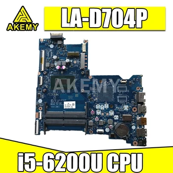 

AKemy 854945-601 854945-501 mainboard for HP NOTEBOOK 15-AC 15-AY 15-ay096nr laotop motherboard BDL50 LA-D704P i5-6200U