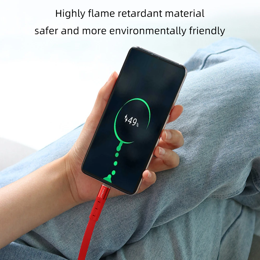 FDBRO быстрый зарядный провод кабель usbc для Xiaomi K20 Pro Note 10 светодиодный usb type C кабель 1 м USB-C зарядное устройство для мобильного телефона