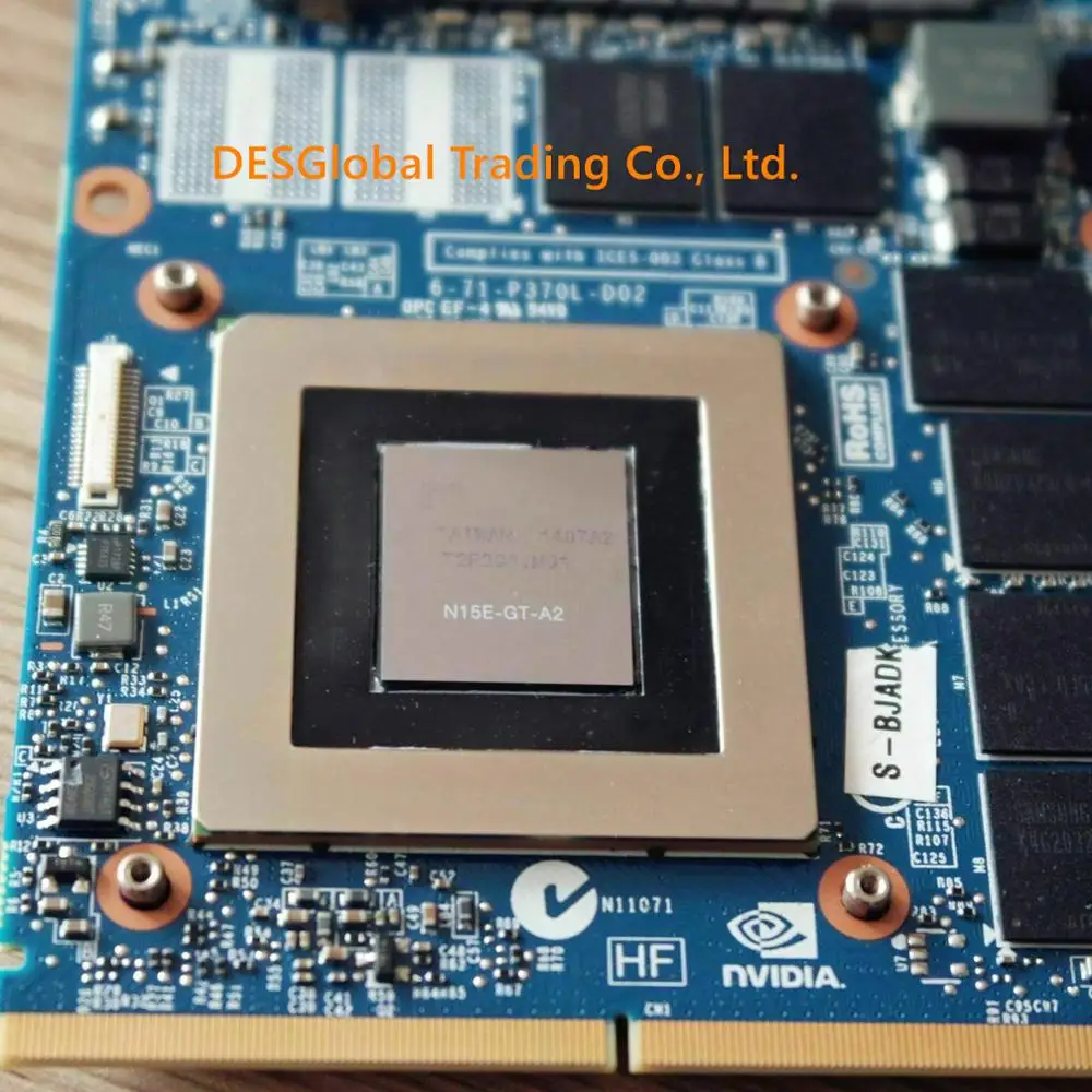 discounted  Original GTX870M GTX 870M Video VGA Graphic Card N15E-GT-A2 3GB DDR5 for Laptop Dell Alienware Clev
