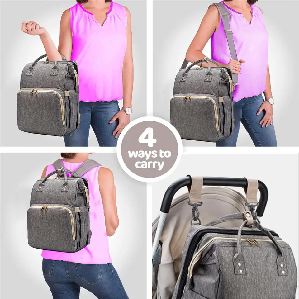 convertible baby diaper bag