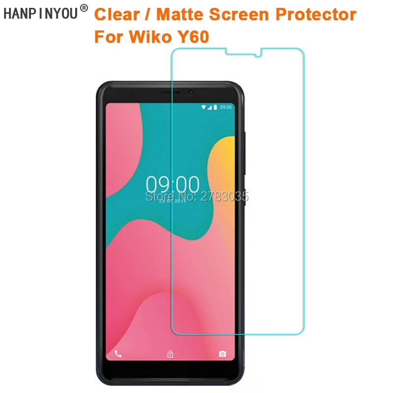 

For Wiko Y60 5.45" Clear Glossy / Anti-Glare Matte Screen Protector Protective Film Guard (Not Tempered Glass)