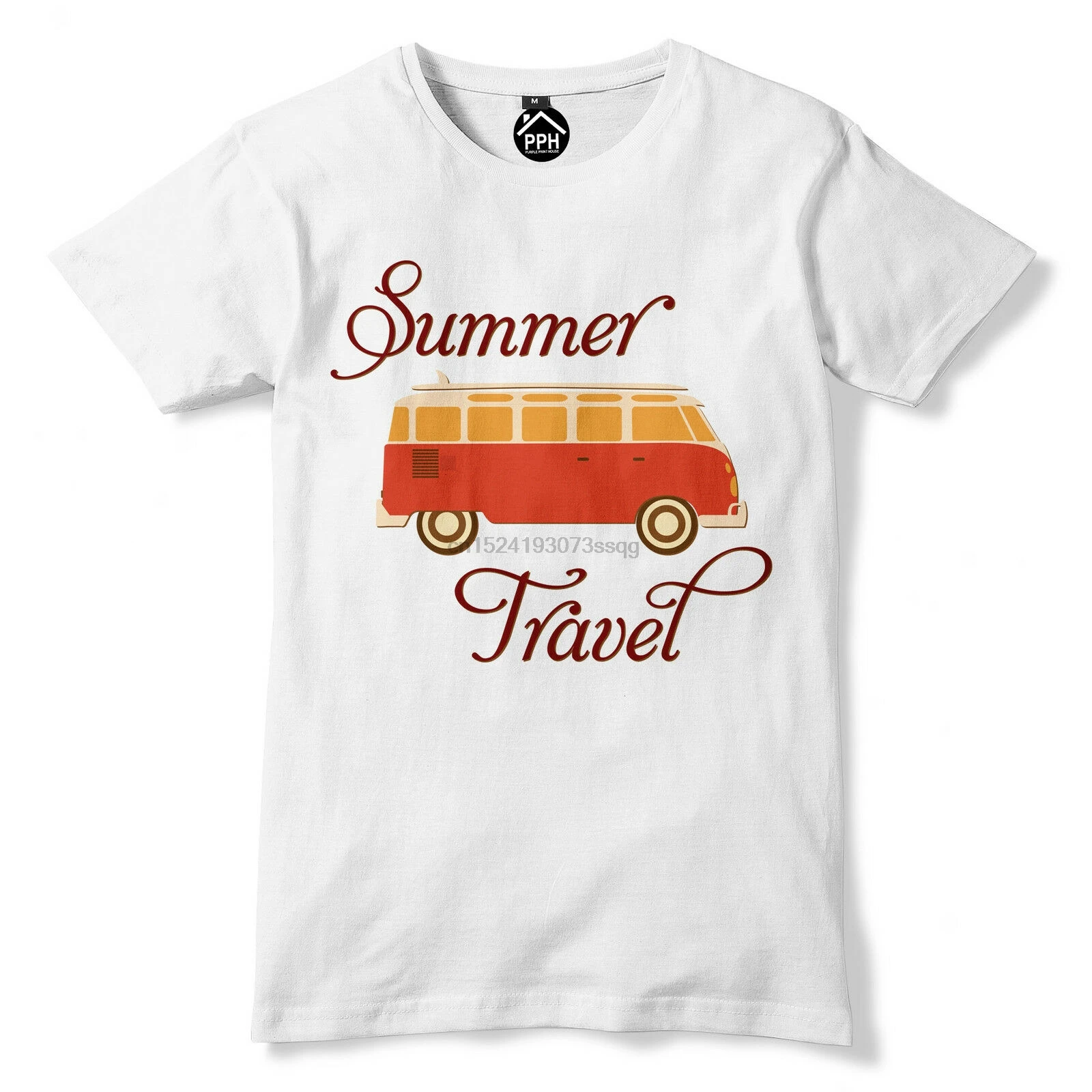 Summer Travel T Shirt Camping Campervan Top Geek Van Motor home Festival 364 |