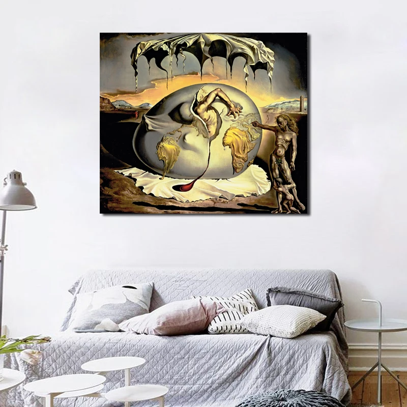 

Salvadoer Dalies Abstract Surrealism Canvas Painting Print Living Room Home Decor Modern Wall Art Oil Painting Poster Pictures