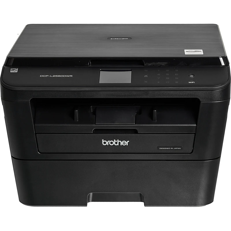 МФУ лазерный BROTHER DCP-L2560DWR, черный