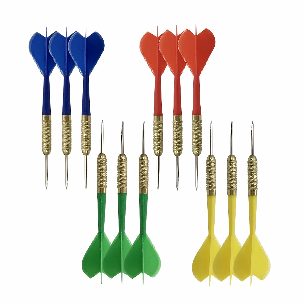 6pcs/lot 10g 136mm Mini Darts Integral Type PC Shaft Metal Needle Darts for Dartboard Indoor Game