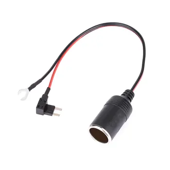 

Power Connection Cigarette Lighter Seat Universal Adapter Plug Socket Fuse Auto Parts DC 12V Cars