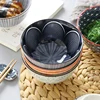 4 Pcs/Set 4.5 Inch Rice Bowl, Ceramic Tableware, Thread, Underglaze Color, Support Oven And Dishwasher CZY-BS1001 4