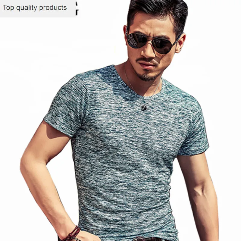 2020 Высококачественная хлопковая футболка мужская летняя с коротким рукавом