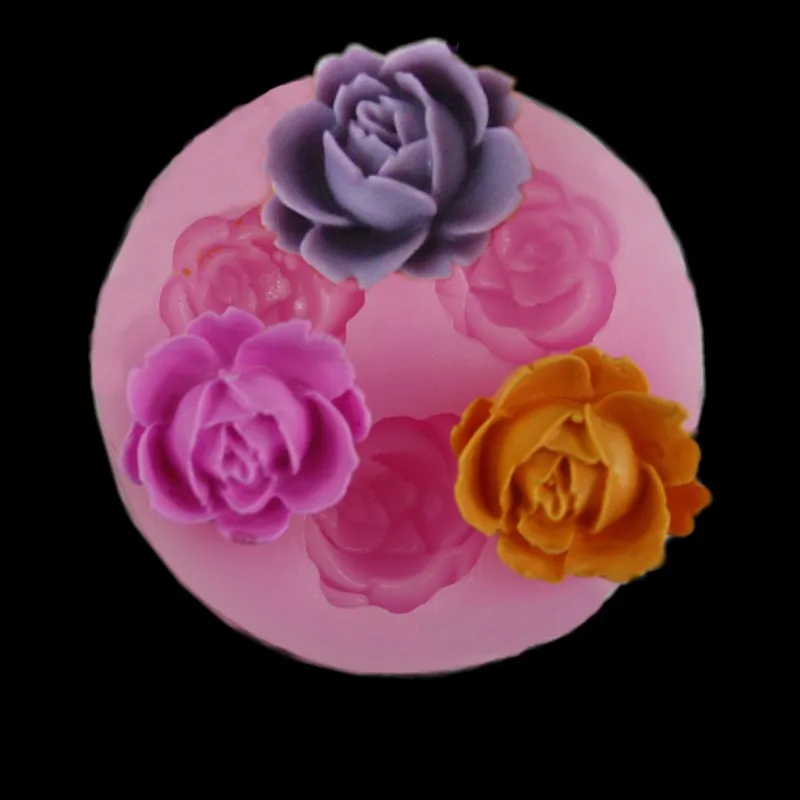 12 Holes Mini HAMSA Lotus in The Palm Soap Khamsah DIY for Soap Making Hand of Fatima Mascot Mold 