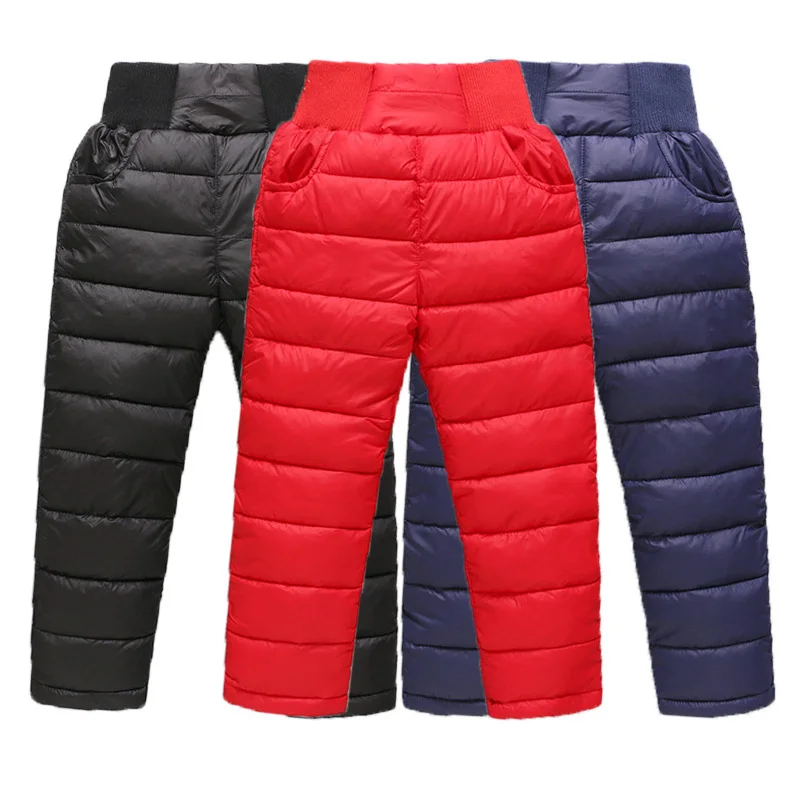 Детские зимние штаны толстые теплые штаны с хлопковой подкладкой водонепроницаемые лыжные штаны детские штаны для детей 3, 5, 7, 9, 810 лет детские штаны