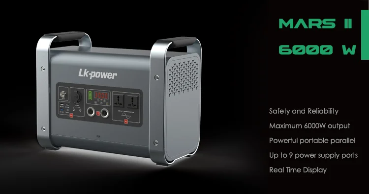 YKLL Outdoor Generator Solar Power Bank 3000W 220V Portable