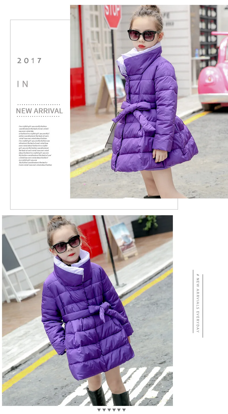 Kids' Cotton Clothing Winter New Style Girls'cotton-padded Clothes Fall And Winter Clothes Big Boy Cotton-padded Jacket-Sty