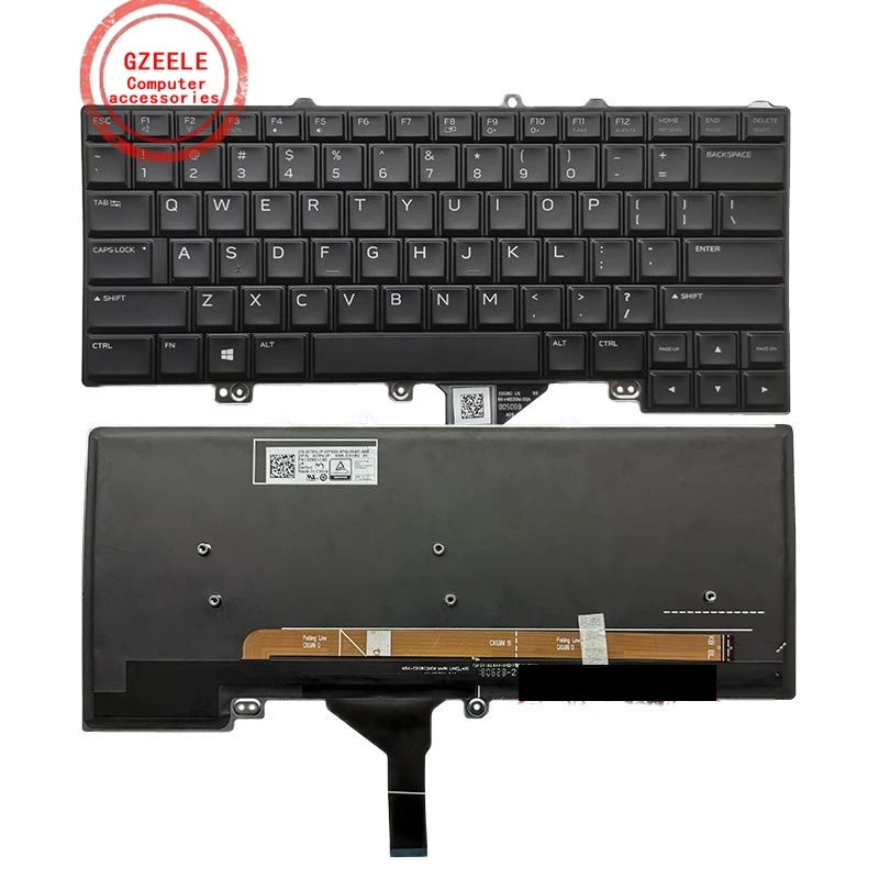 

NEW US keyboard for DELL Alienware 13 R3 14 R4 15 R3 15 R4 with Backlit 0D69R2 PK1326S1C02 P69F P69F001