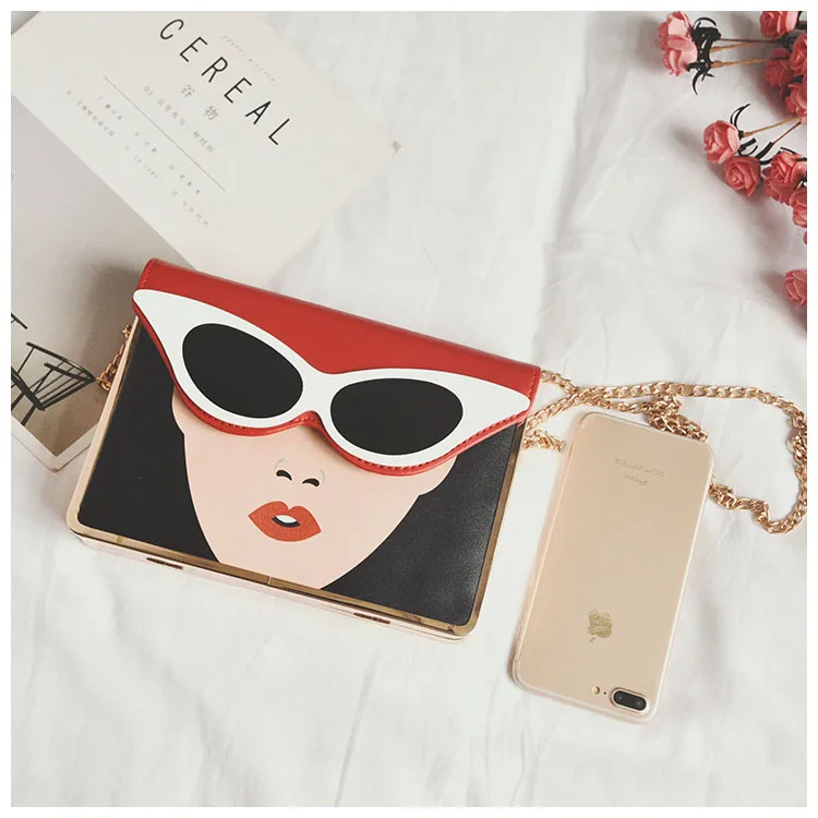 Bolsos Mujer, ограниченная серия, новинка, квадратная женская сумка с глазами, порт, ветер, уличная съемка, маленькая Индивидуальная коробка, плечо, диагональная посылка
