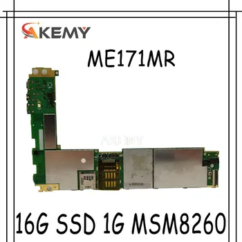 

New! original For Asus MeMO Pad ME171MR ME171M Tablets motherboard mianboard logic board W 16G SSD 1GB RA MSM8260 CPU
