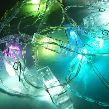 

40LED 4.5M Photo Clip Peg Light String Fairy Lights Christmas Home Decoration
