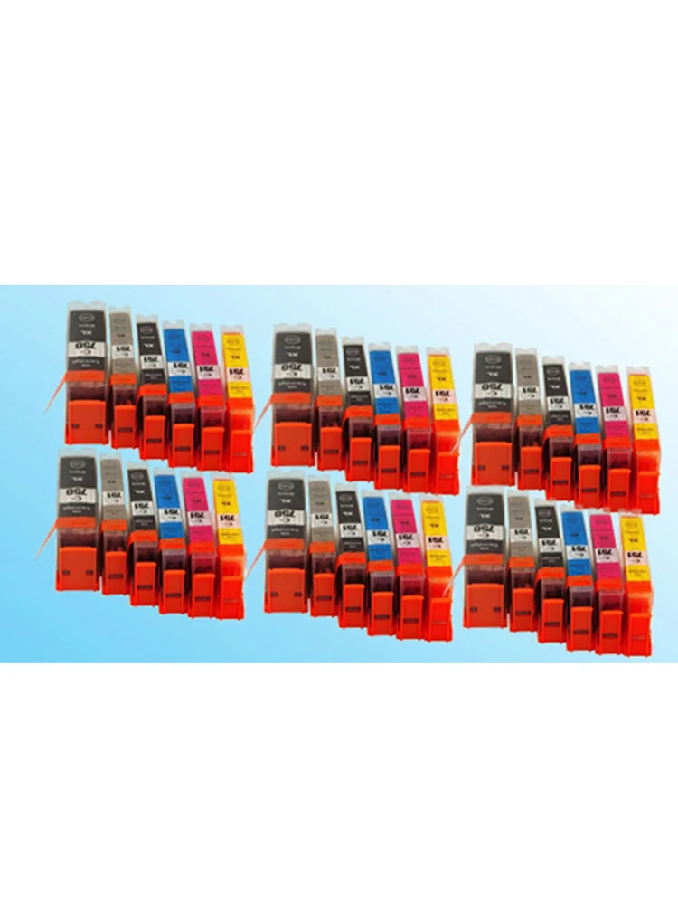 36 шт. совместимый картридж с чернилами для PGI750 CLI751 PGI-750 IP7270 MG5470 MG5570 MG6470 MX727 MX927 IX6870 IX6770