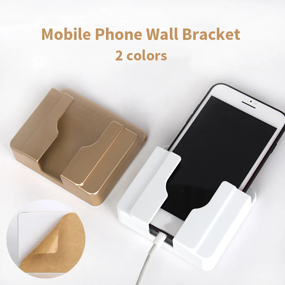 Mobile Phone Charging Holder Mobile Wall Hanger Cell Phone Bracket
