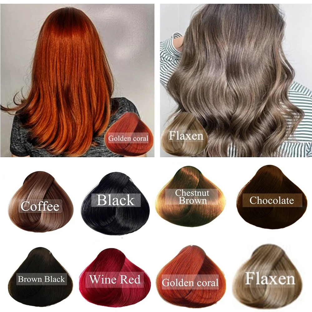 Hair Shampoo Hair Color Natural Instant Hair Dye Only 5 Minutes White Grey  Hair Cover Up Long Lasting Ginger Extracts Hair Style - Hair Color -  AliExpress
