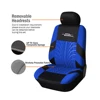 AUTOYOUTH 3 Colour Track Detail Style Car Seat Covers Set Polyester Fabric Universal Fits Most Cars Covers Car Seat Protector ► Photo 2/6