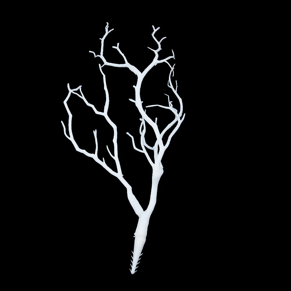 35 см белая/зеленая/кофейная ветка для моделирования без вазы и других