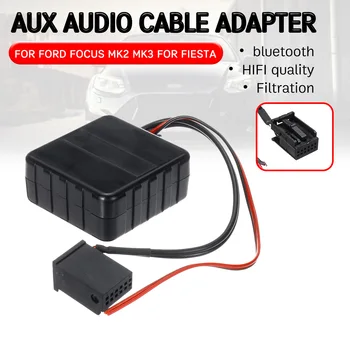

for Ford for Focus Mk2 MK3 for Fiesta For C-Max bluetooth Aux Receiver Cable Adapter Hifi Quality for Aux Audio Module