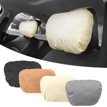 

Soft Car Headrest Car Neck Pillow Auto Seat Cover Head Neck Rest Cushion Car Supplies