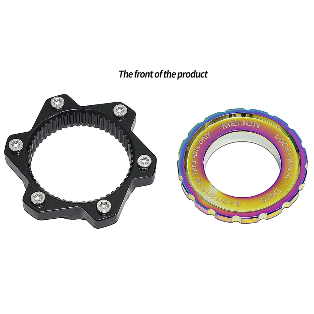 MEIJUN Bike Aluminum Center Lock Hub Bicycle 6 Bolt Disc Brake