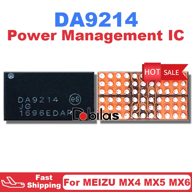 

1Pcs/Lot DA9214 For Meizu MX4 MX6 Pro 6 Small Power Management IC BGA Power Supply IC PMIC Integrated Circuits Chip Chipset