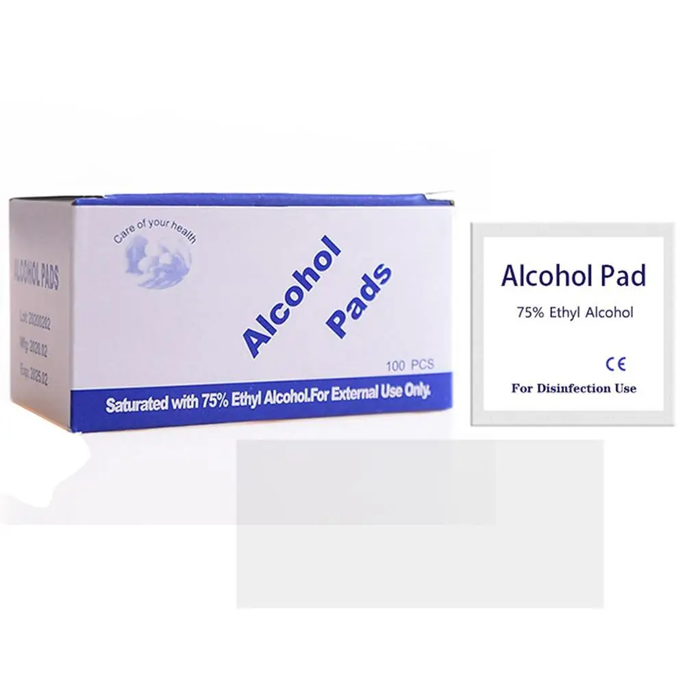 

100 Pcs 75% Mobile Phone Jewelry Home Clean Sterilized Alcohol Wipes Without Irritating Clean Hand For Mobile Phone Jewelry