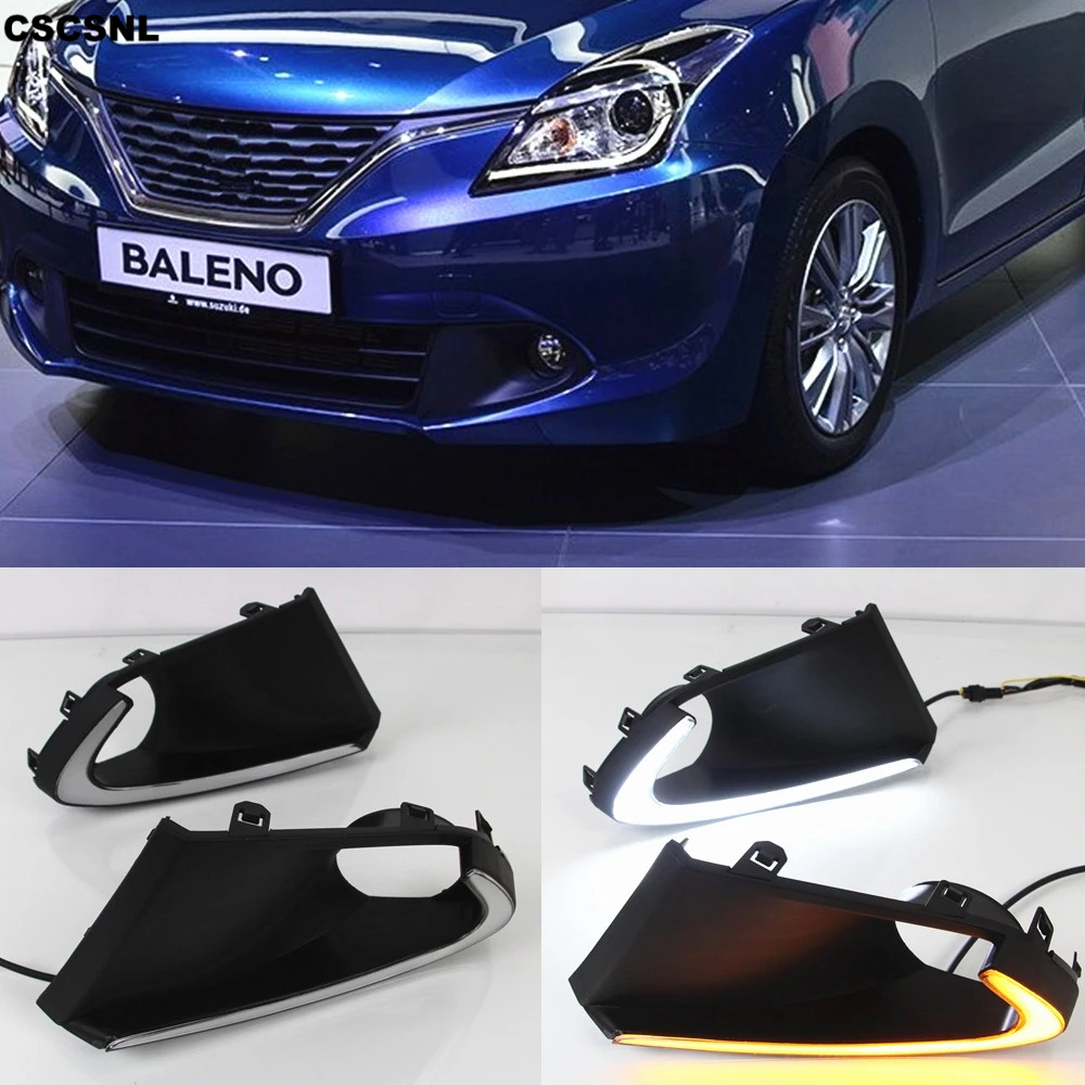 CSCSNL 1 пара для Suzuki Baleno 2016 2017 2018 2019 светодиодный DRL дневные ходовые огни