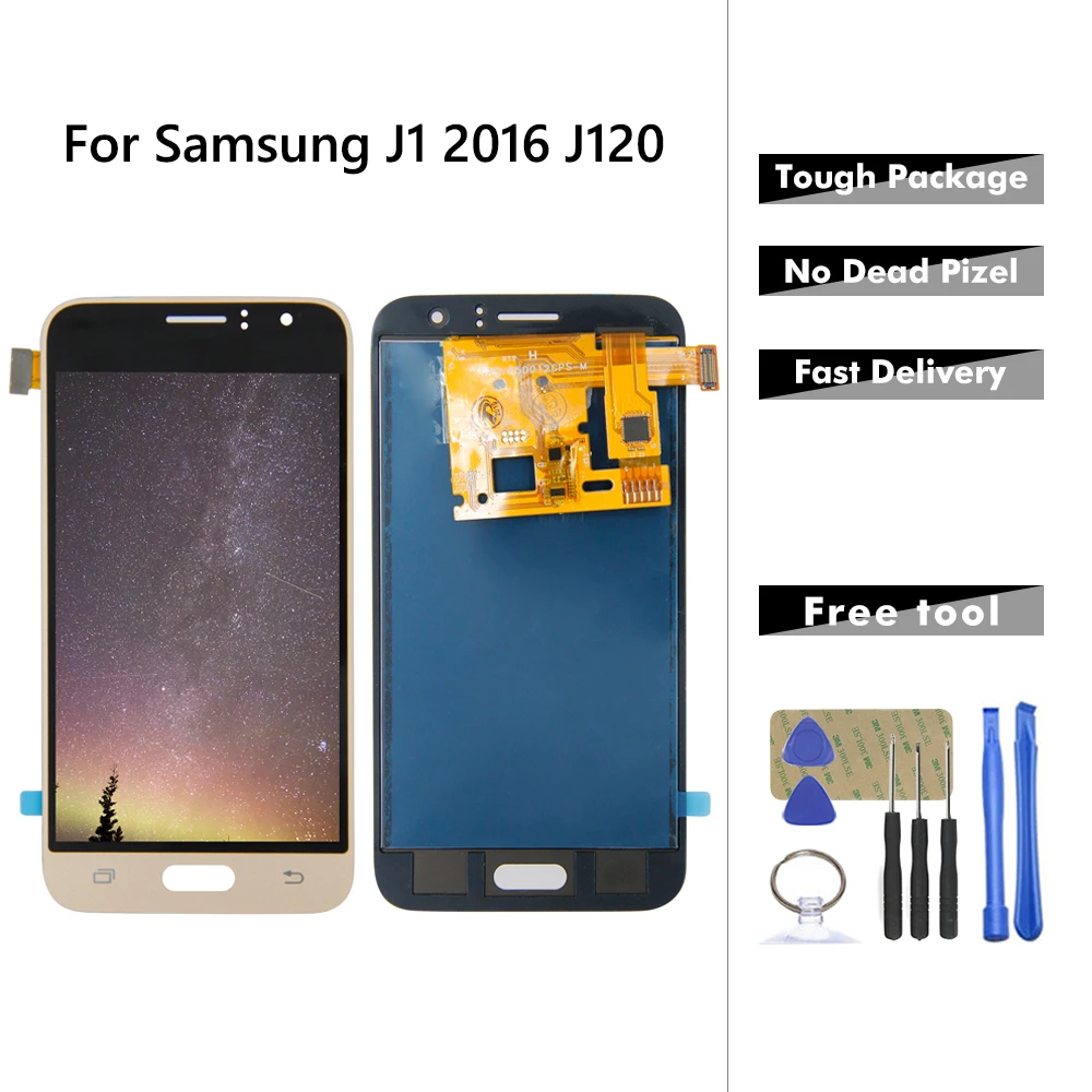 

For Samsung Galaxy J1 2016 J120 Lcd SM J120F J120M J120H J120G LCD Display Touch Screen Digitizer Assembly Replacement