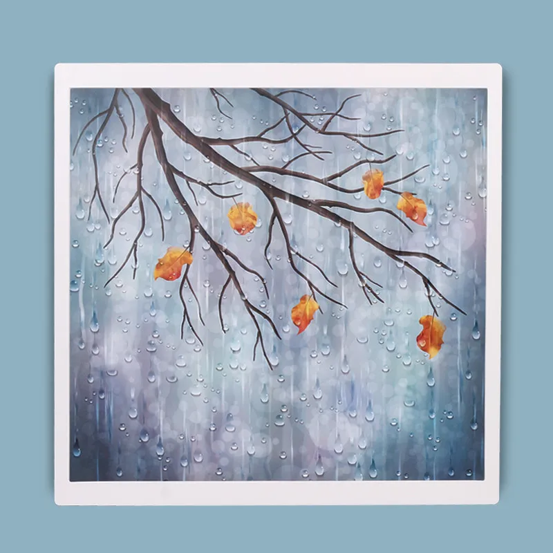 Leaf MICCK коробка для хранения, скрытый шкафчик для ванной комнаты, шкаф, складная фреска, шкаф для хранения, полка для хранения одежды, артефакт для ванной, коробка - Цвет: Leaf