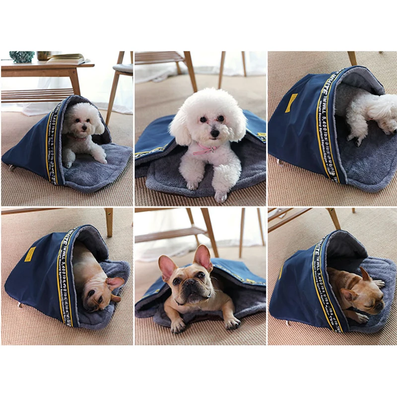 Smartpet кровать для собак съемный зимний теплый спальный мешок для домашних животных путешествия на открытом воздухе мягкая теплая собака одеяло коврик для Золотого ретривера дома