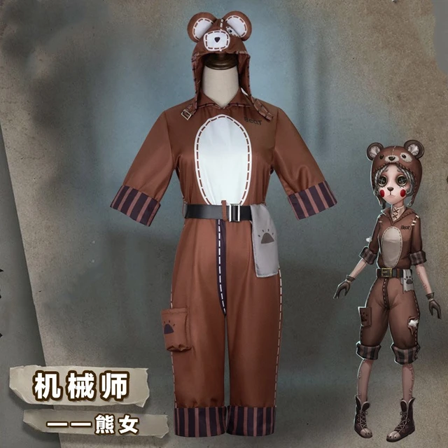 Anime Hot Game Identity V Cosplay Costume Jumpsuit Set Tracy Reznik  Machinist's Bear Girl Cos Suit Halloween Women Outfits - Cosplay Costumes -  AliExpress