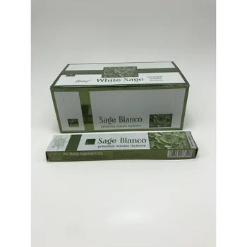 

INCENSE SAGE WHITE (WHITE SAGE) rods PACK 12 small boxes MAS gift burner