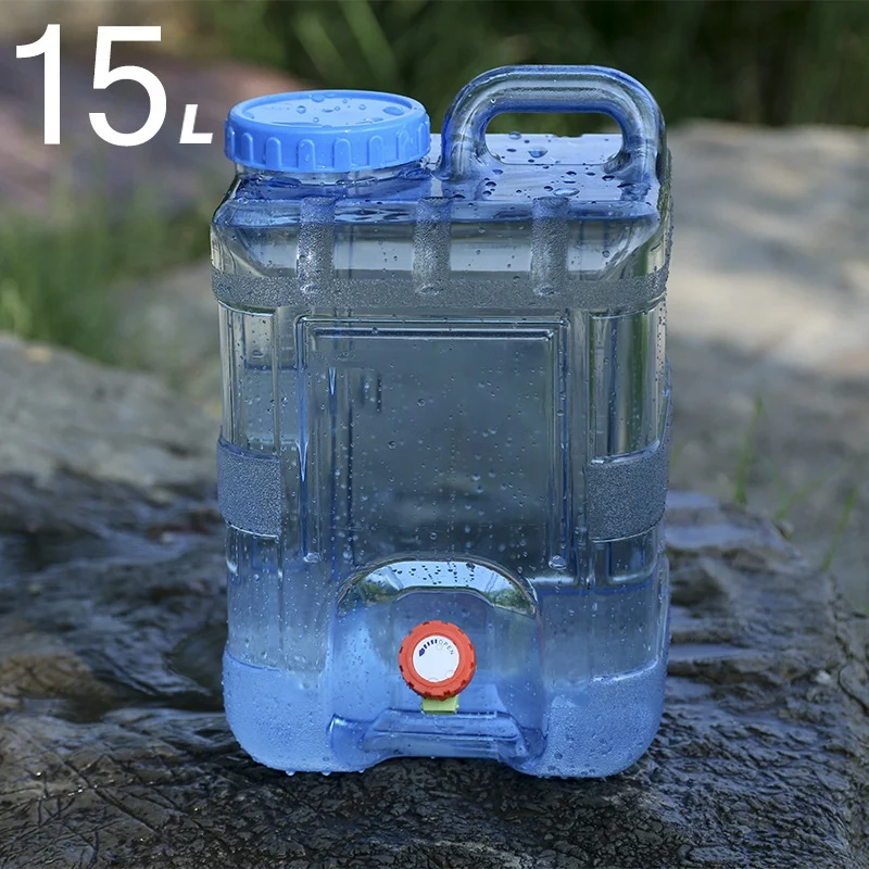 15л ведро для воды пищевой PC домашний контейнер для хранения воды с крышкой кран