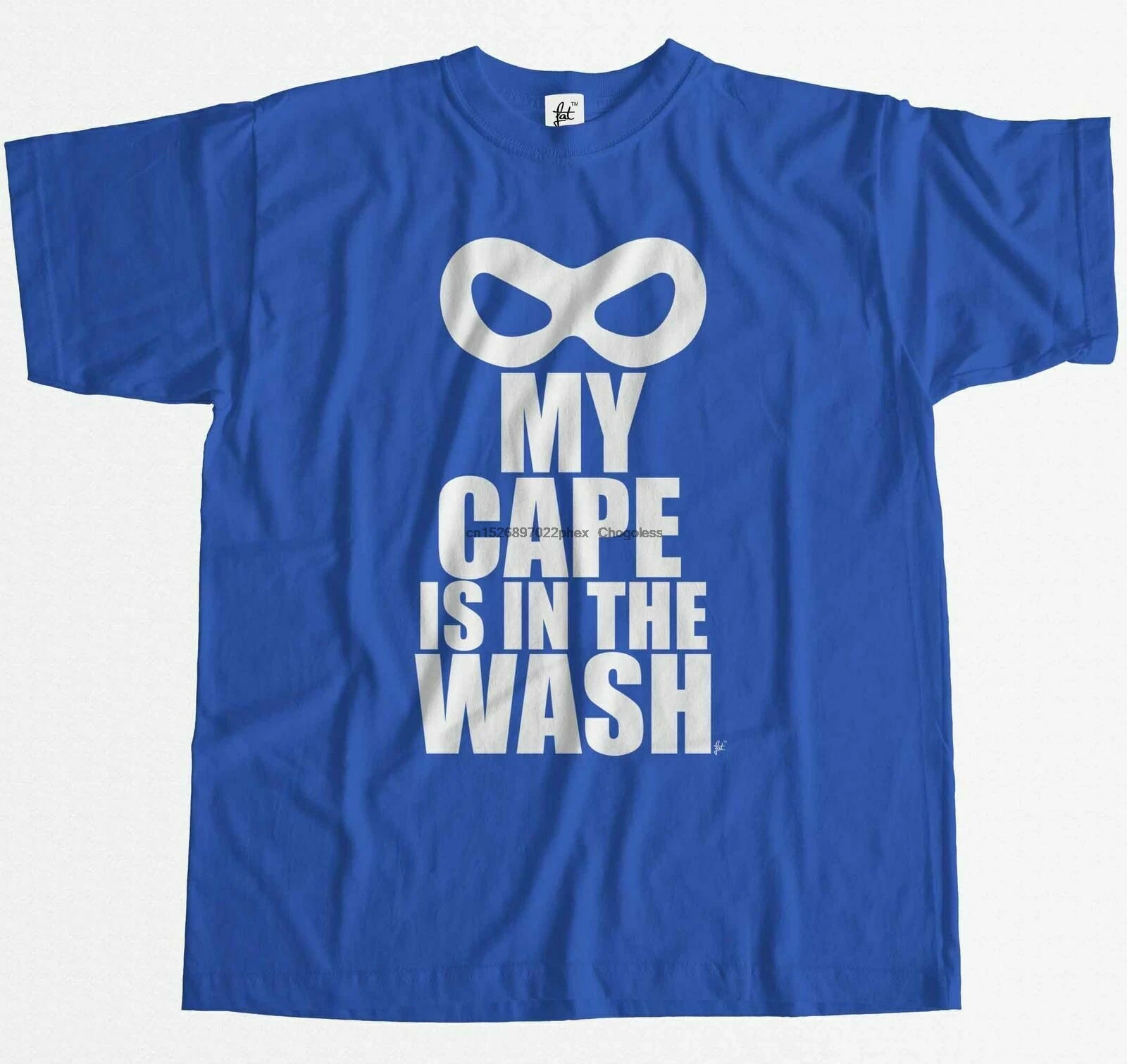 My Cape Is In The Wash-мужская футболка с маской супергероя | Мужская одежда