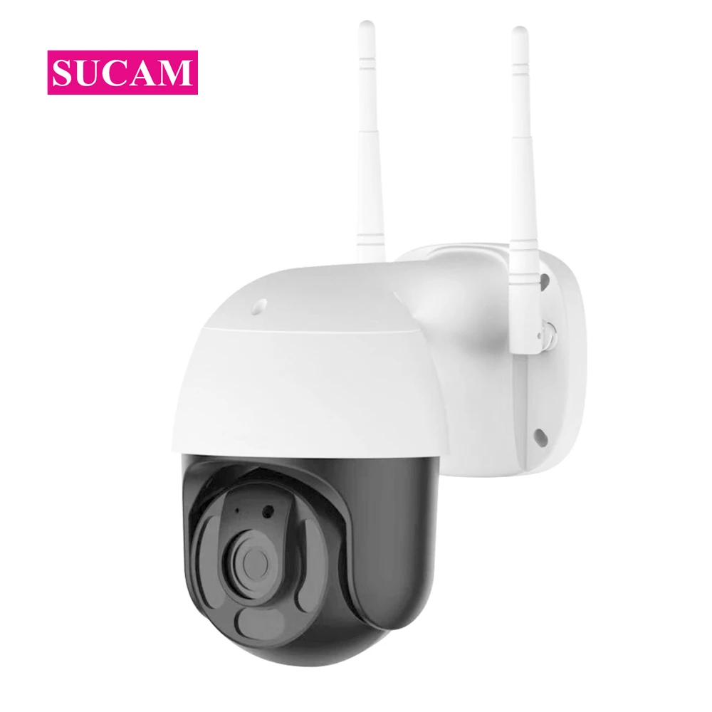 

Outdoor 2MP Wireless WIFI PTZ Camera 5XZoom 2MP Starlight Wireless Metal CamHi IP Security Camera with Two Way Audio 40M IR