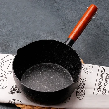 

Soup-Pot Boiler Cooking Saucepan Spouts Milk Non-Stick Pour Baby food supplement pot Soup noodle pot