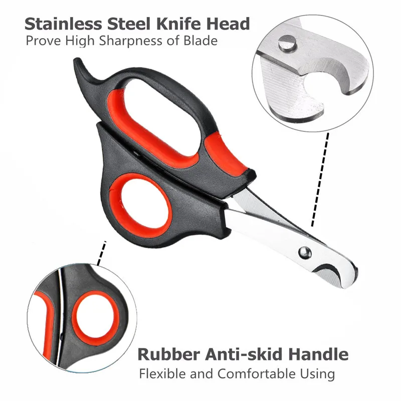 

Kitten Doggy Grooming Scissors Cat Dog Claw Nail Clippers Pet Animals Rabbit Claw Toe Stainless Steel Cat Grooming Supplies