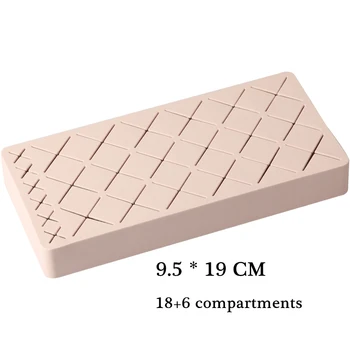 

Lipstick Storage Box Silicone Desktop Cosmetics Storage Box Lip Glaze Box Eyebrow Pencil Storage Rack Makeup Brush Deposit