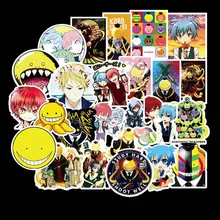 50Pcs Japan Anime Assassination Classroom Graffiti Cartoon Stickers For Luggage Laptop Skateboard Bicycle Decal